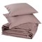 Dekbedovertrekset Bio Katoen Flanel Mauve Yumeko