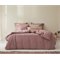 Dekbedovertrekset Bio Katoen Flanel Mauve Yumeko