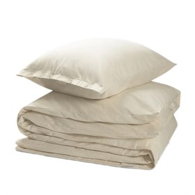 Dekbedovertrekset Bio Katoen Flanel Naturel Yumeko
