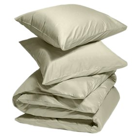 Dekbedovertrekset Bio Katoensatijn Yumeko