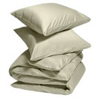 Dekbedovertrekset Bio Katoensatijn Yumeko