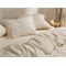 Dekbedovertrekset Bio Katoensatijn Amandelmelk Yumeko