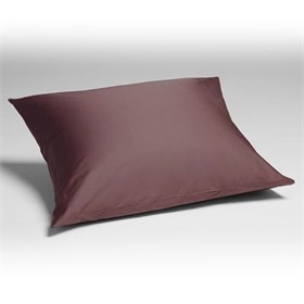 Kussensloop Biologisch katoensatijn Yumeko rose brown	