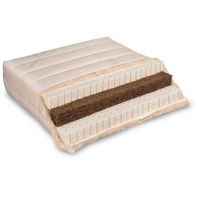 Natuurlatex matras met kokos Varia Lana Sandwich Baumberger