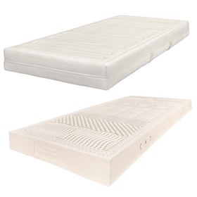 OUTLET 180 x 200 Ergo Zone 7 zone matras medium wasbare tijk biokatoen vegan Dormiente