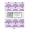 Hoeslaken Biokatoen Percal Rainbows Lilac Swedish Linens