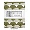 Hoeslaken Biokatoen Percal Rainbows Olive Green Swedish Linens