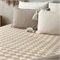Hoeslaken Biokatoen Percal Rainbows Warm Sand Swedish Linens