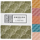 Hoeslaken Biokatoen Percal Seashells Swedish Linens