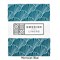 Hoeslaken Biokatoen Percal Seashells Morrocan Blue Swedish Linens