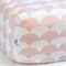 Biokatoen Percal Hoeslaken Rainbows 90x200 Nudy Pink Swedish Linens